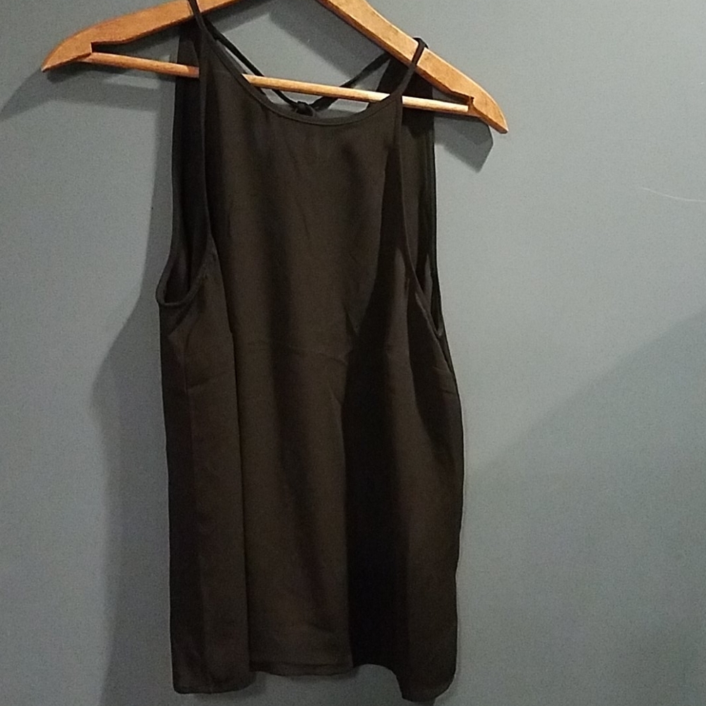 Jack by BB Dakota Gauze Black Dainty Camisole Small